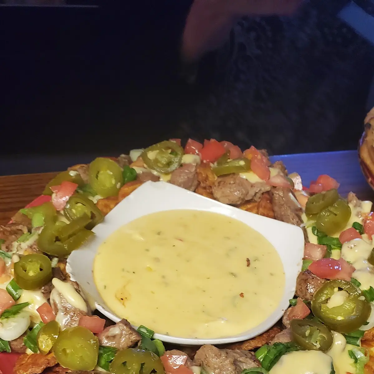 Potato Steak Nachos