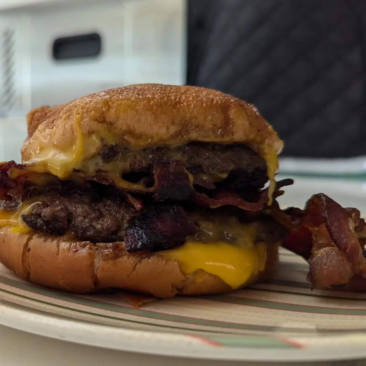 Double Fatso Bacon Cheeseburger