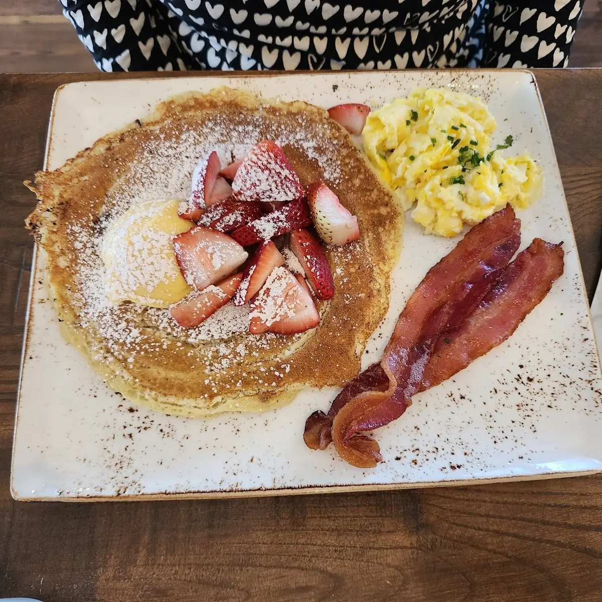 Cinnamon Chip Pancake Breakfast