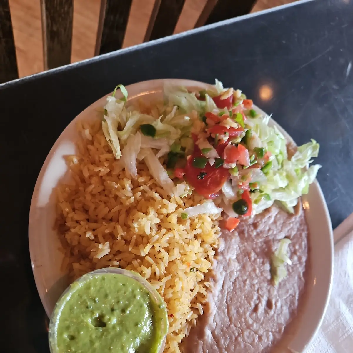 Rice & Refried Beans