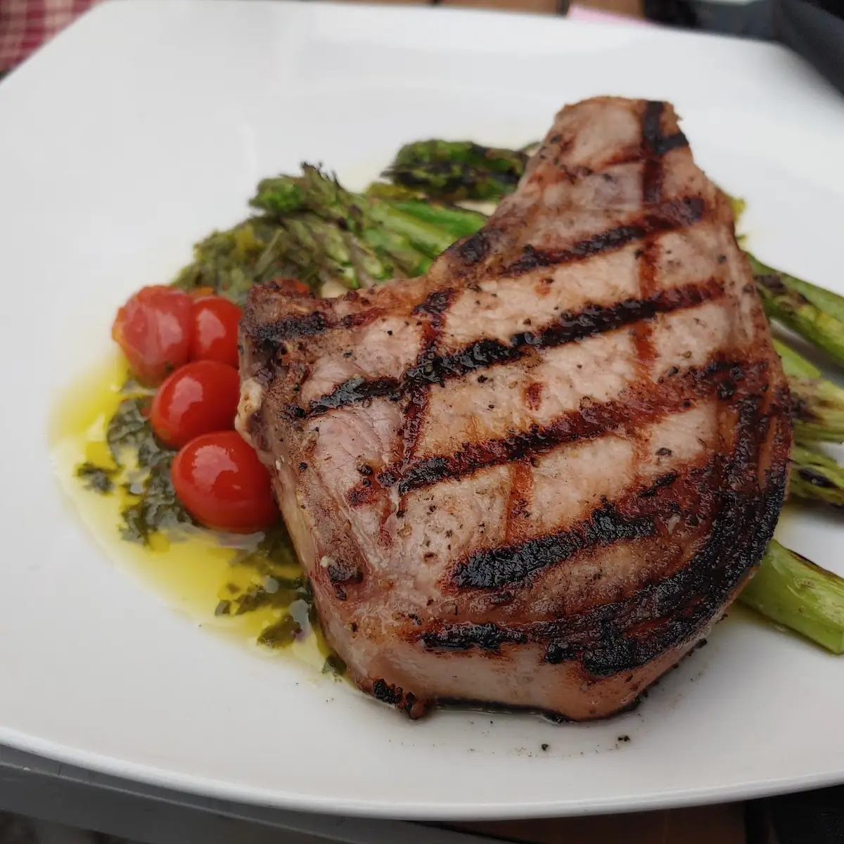 Grilled Bone-In Pork Chop