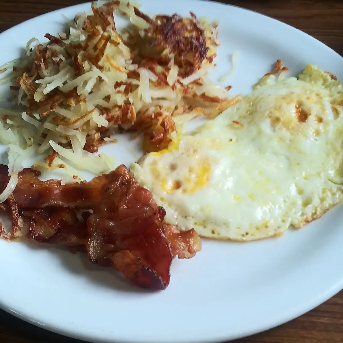 Bacon Eggs Hashbrowns