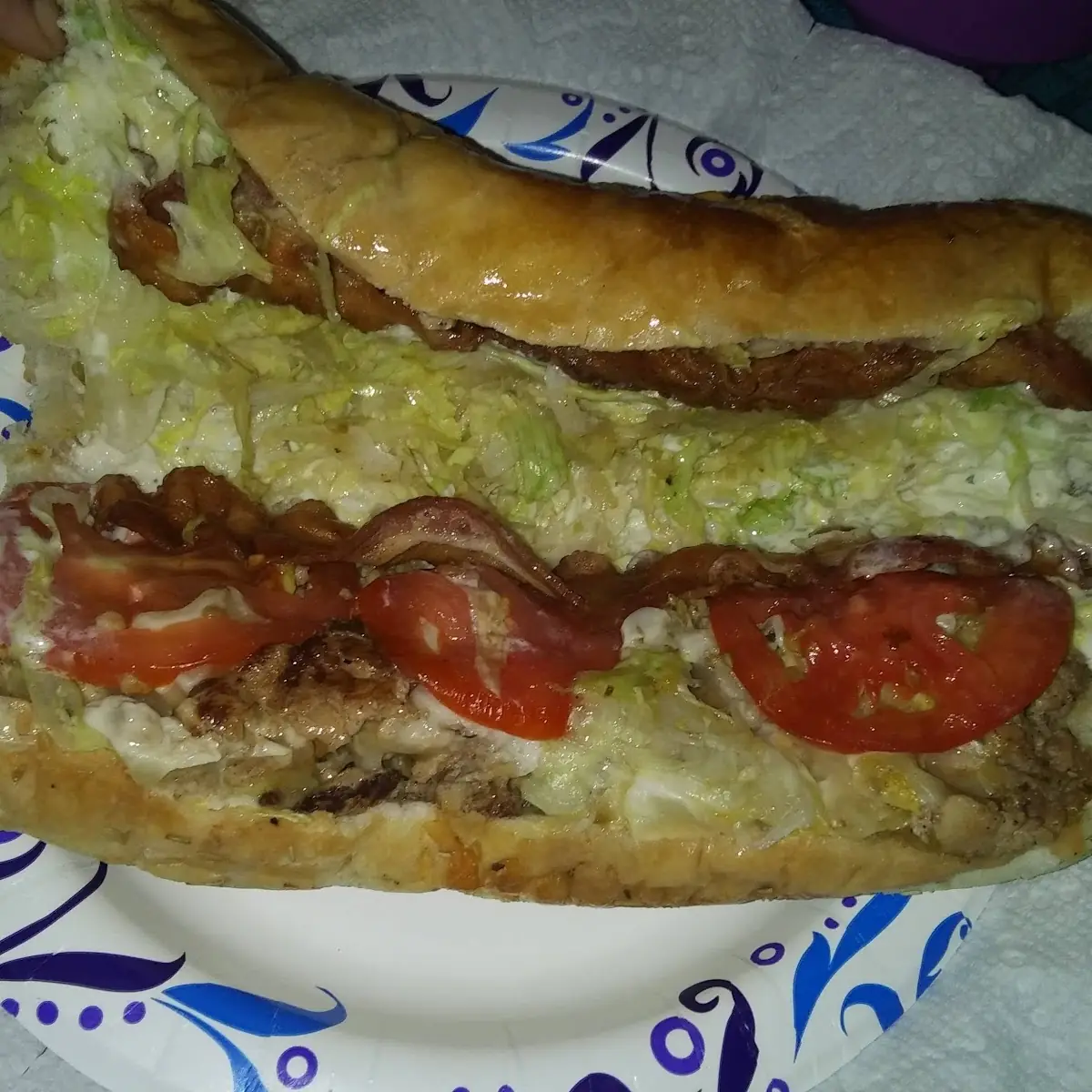 Chicken Bacon Ranch Sub Hot