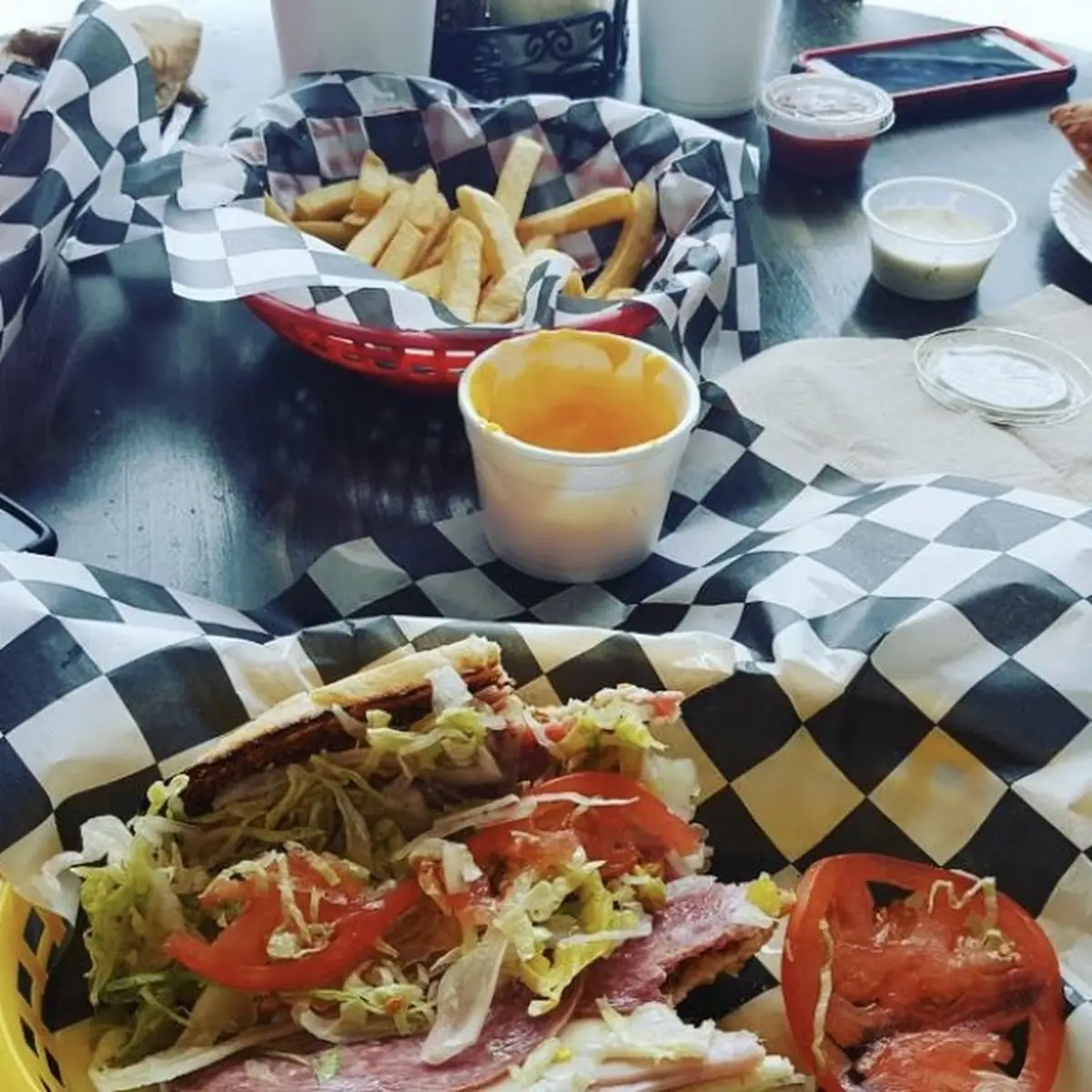 Italian Sub and Pizza Slice