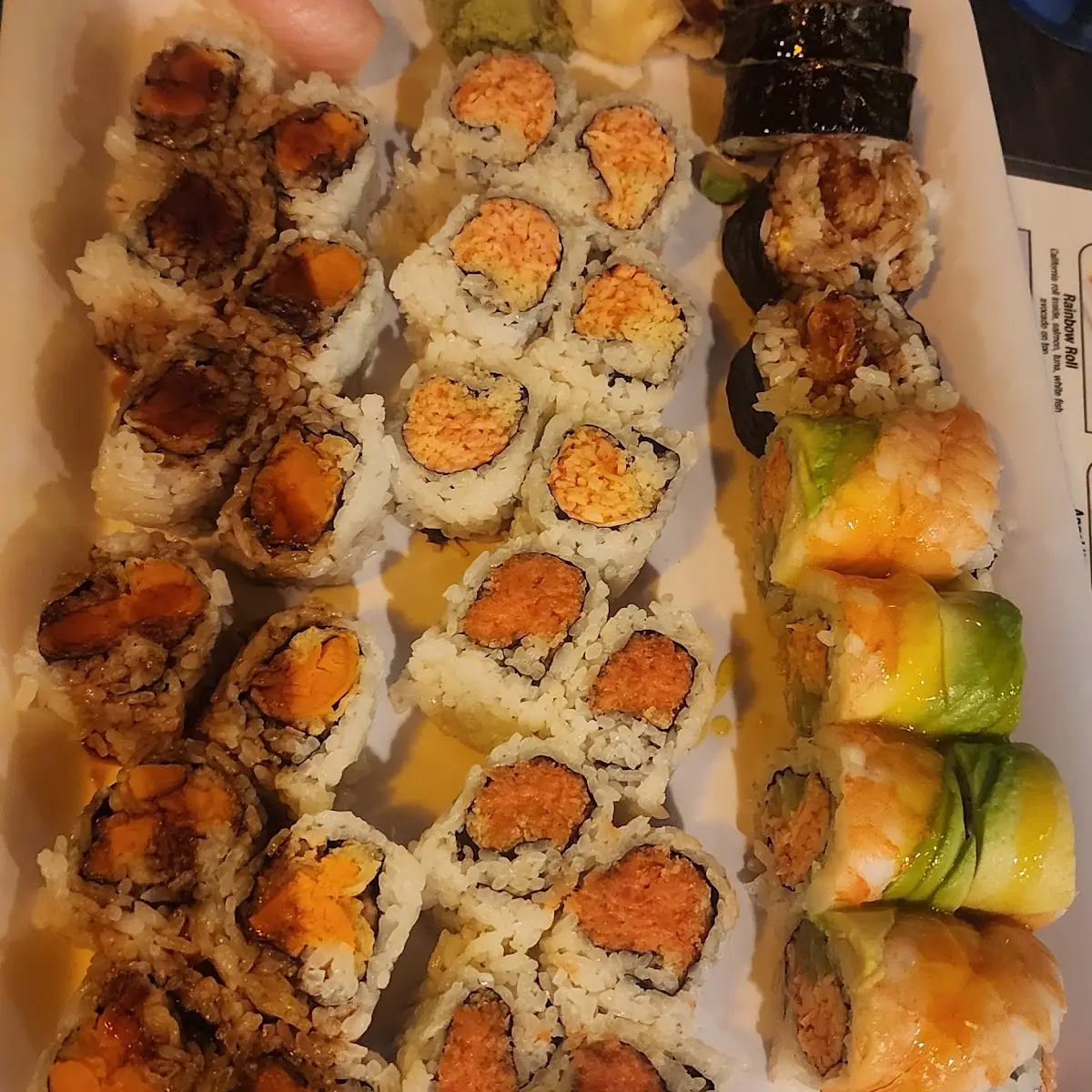 All You Can Eat Sushi Rolls