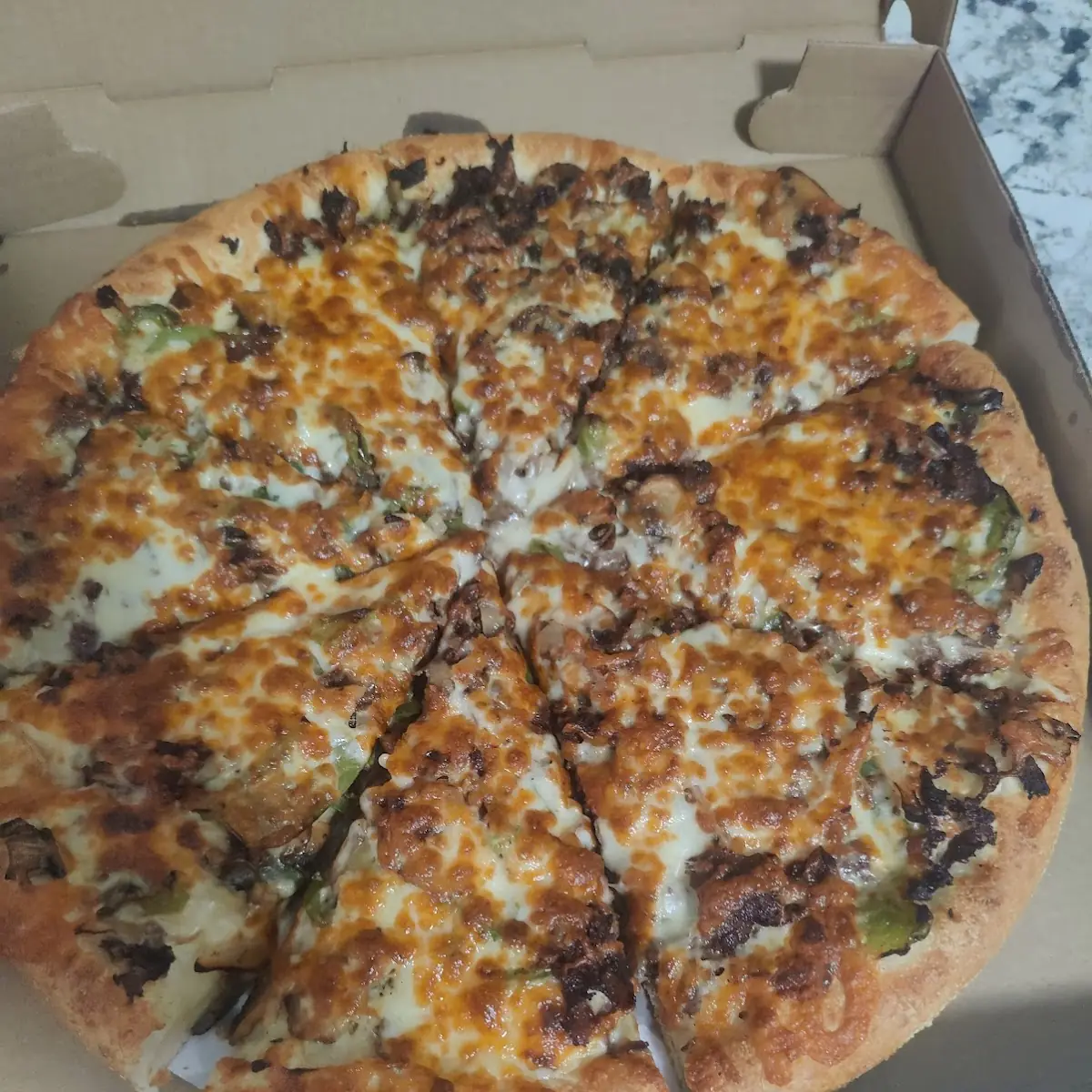 Cheese Steak Pizza