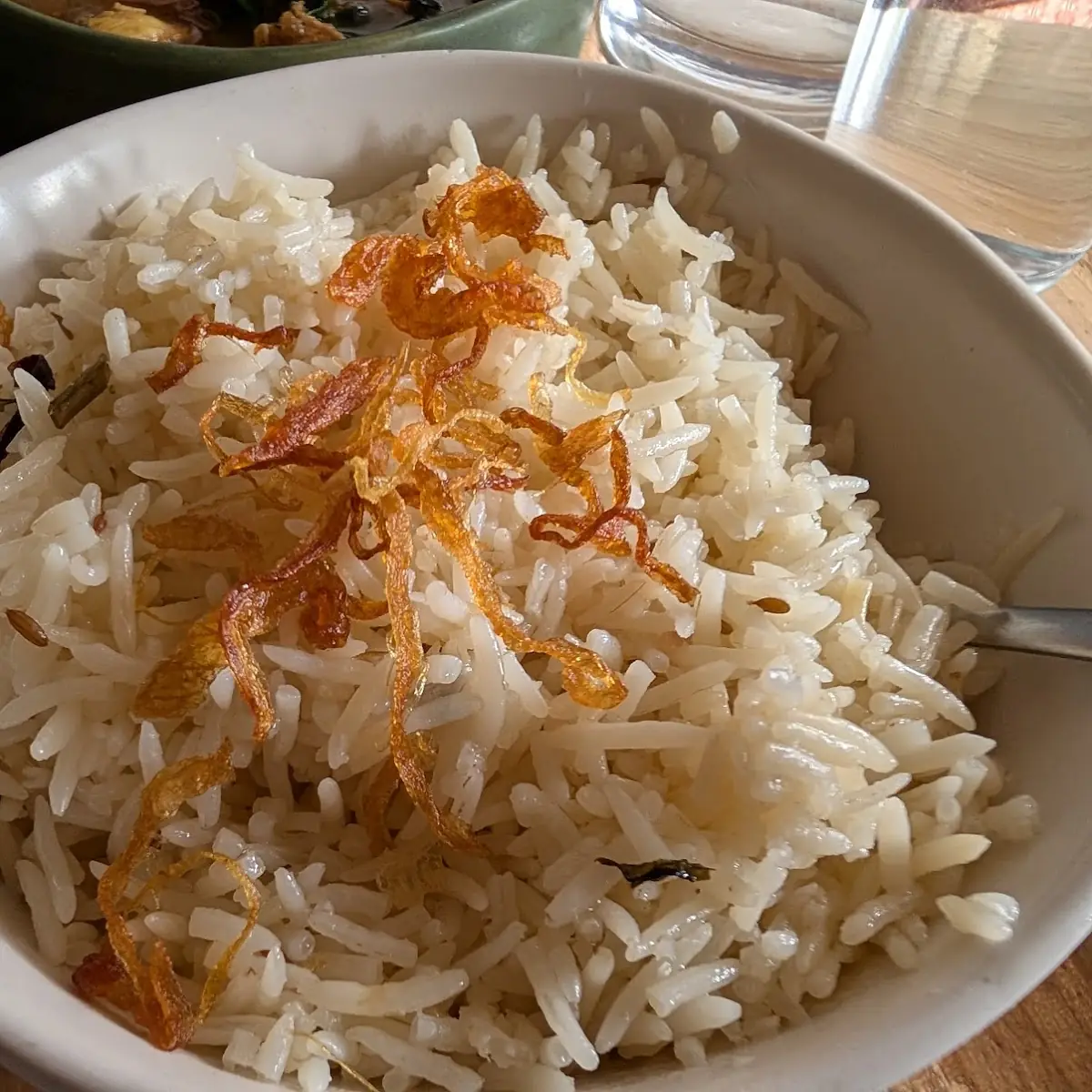 Rice with Fried Onions