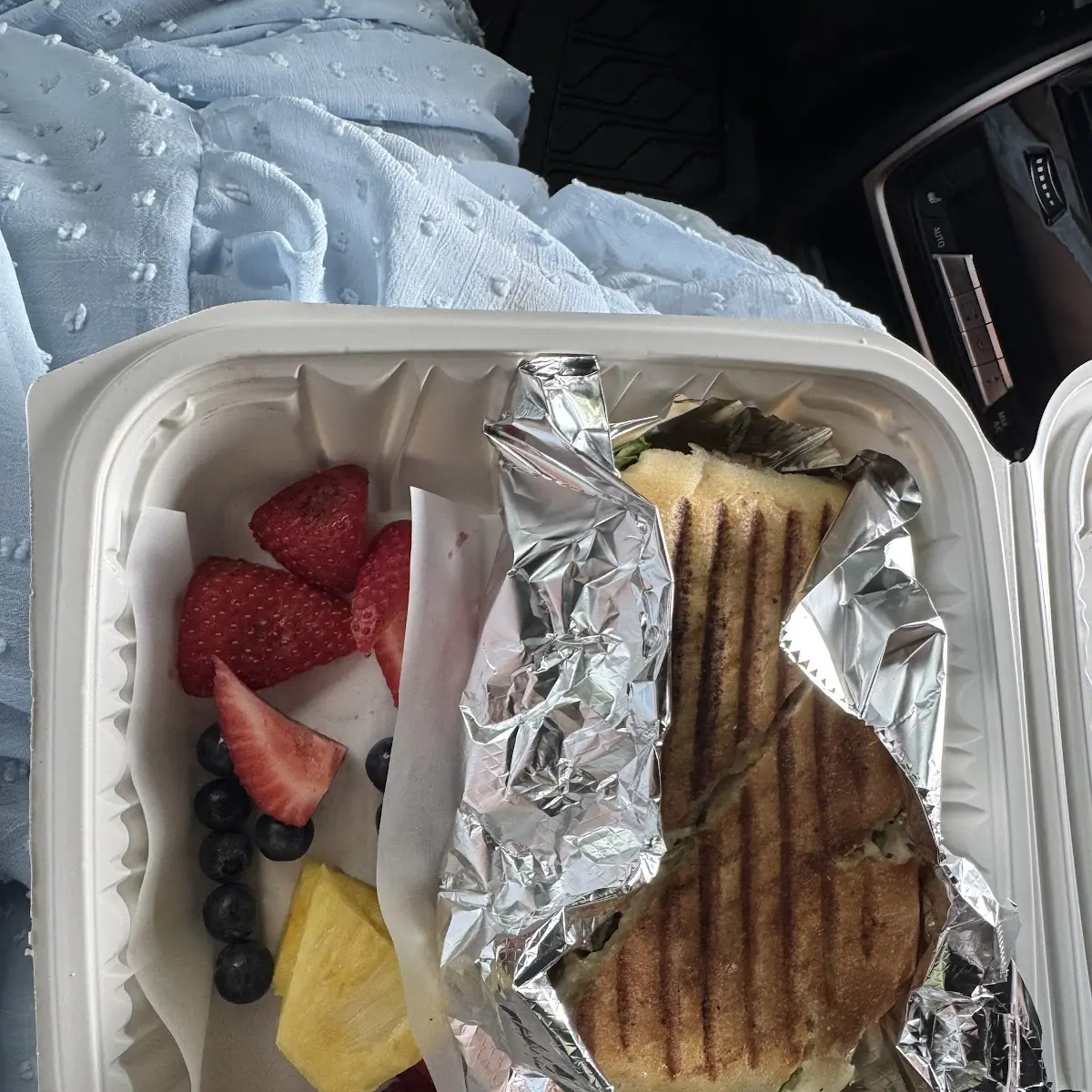 Grilled Panini with Fresh Fruit