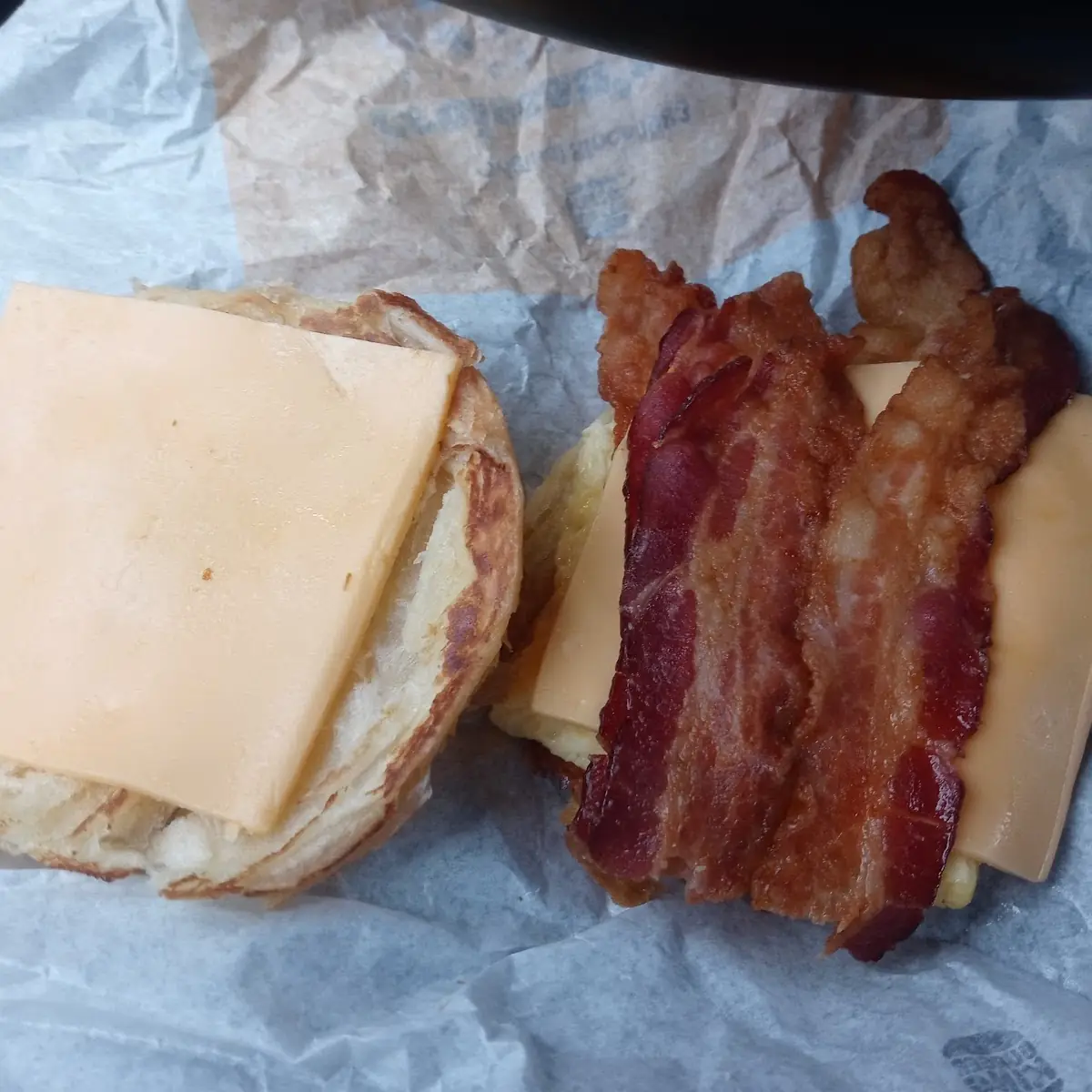 Cold Bacon Egg and Cheese Croissant