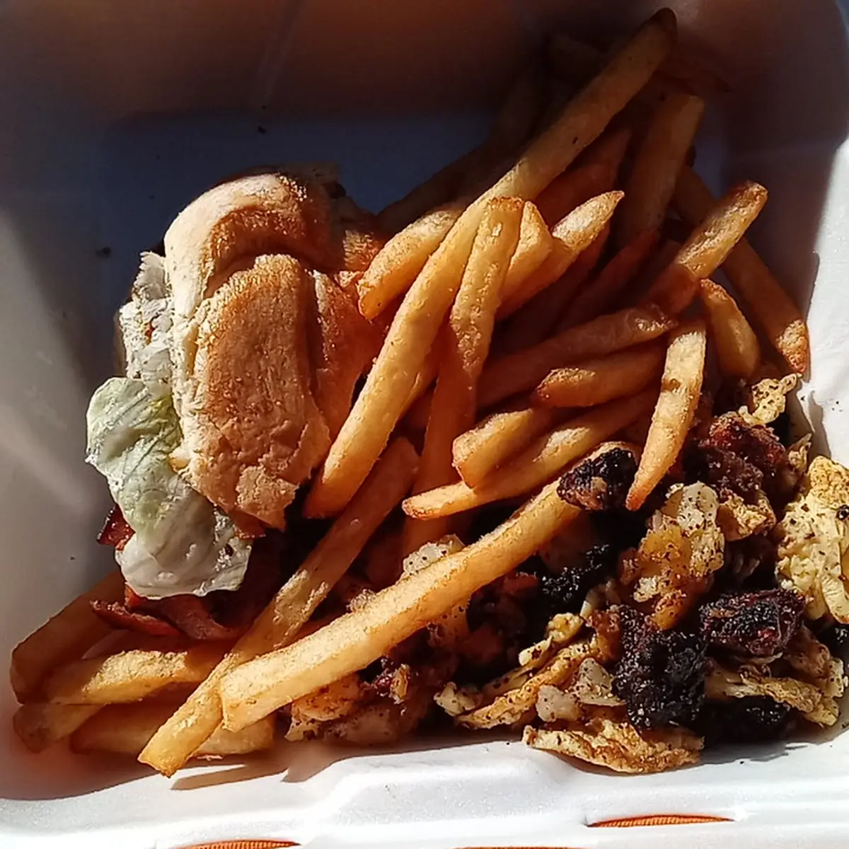 Burger and Fries