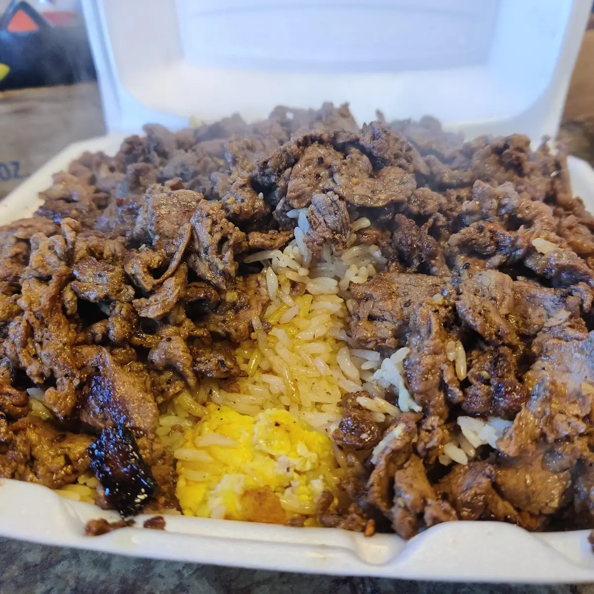 Steak Egg and Rice