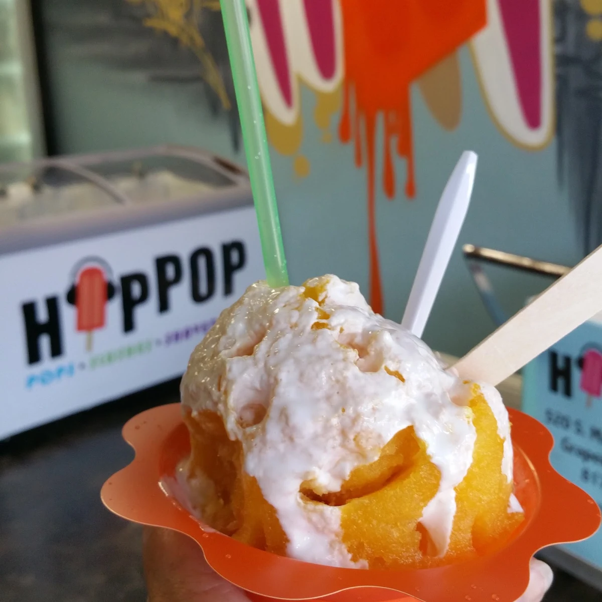 Mango with Coconut Cream