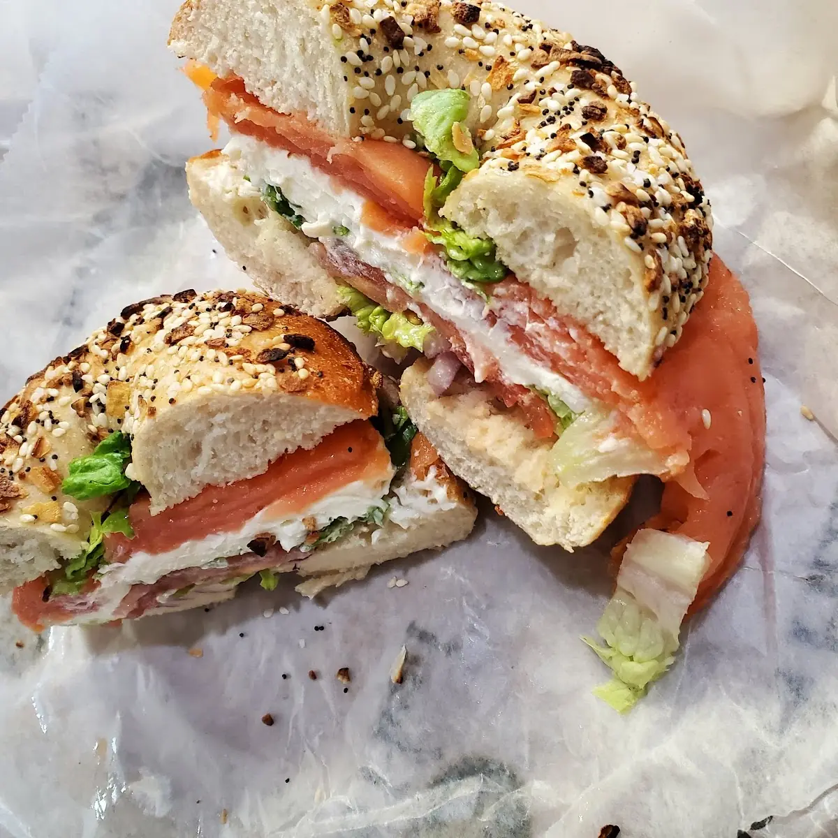 Grilled Cheese Bagel