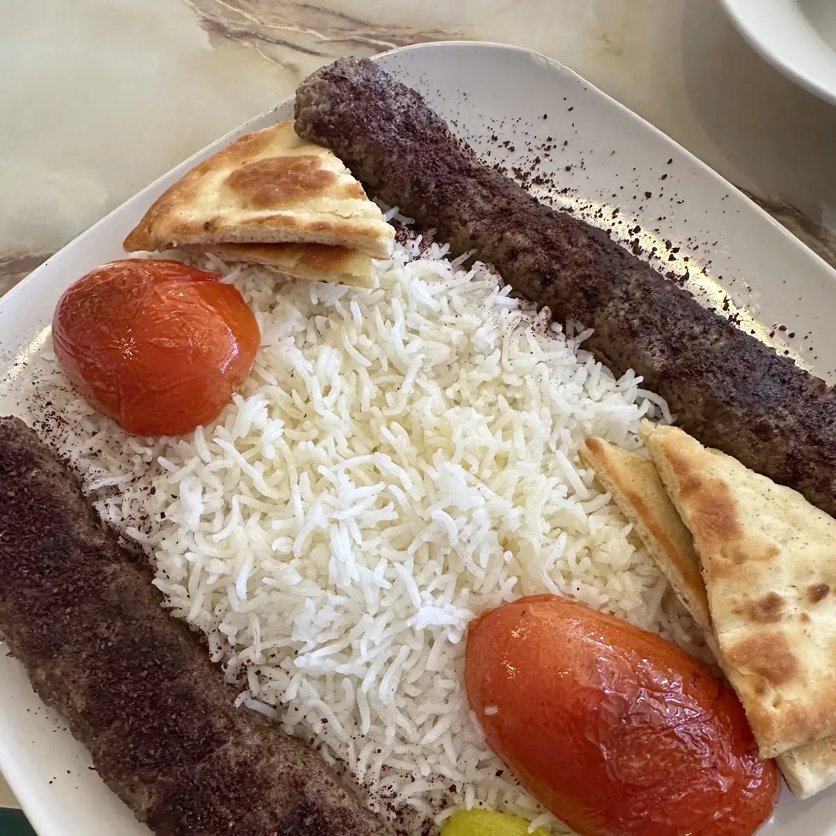 Beef Kabob Plate