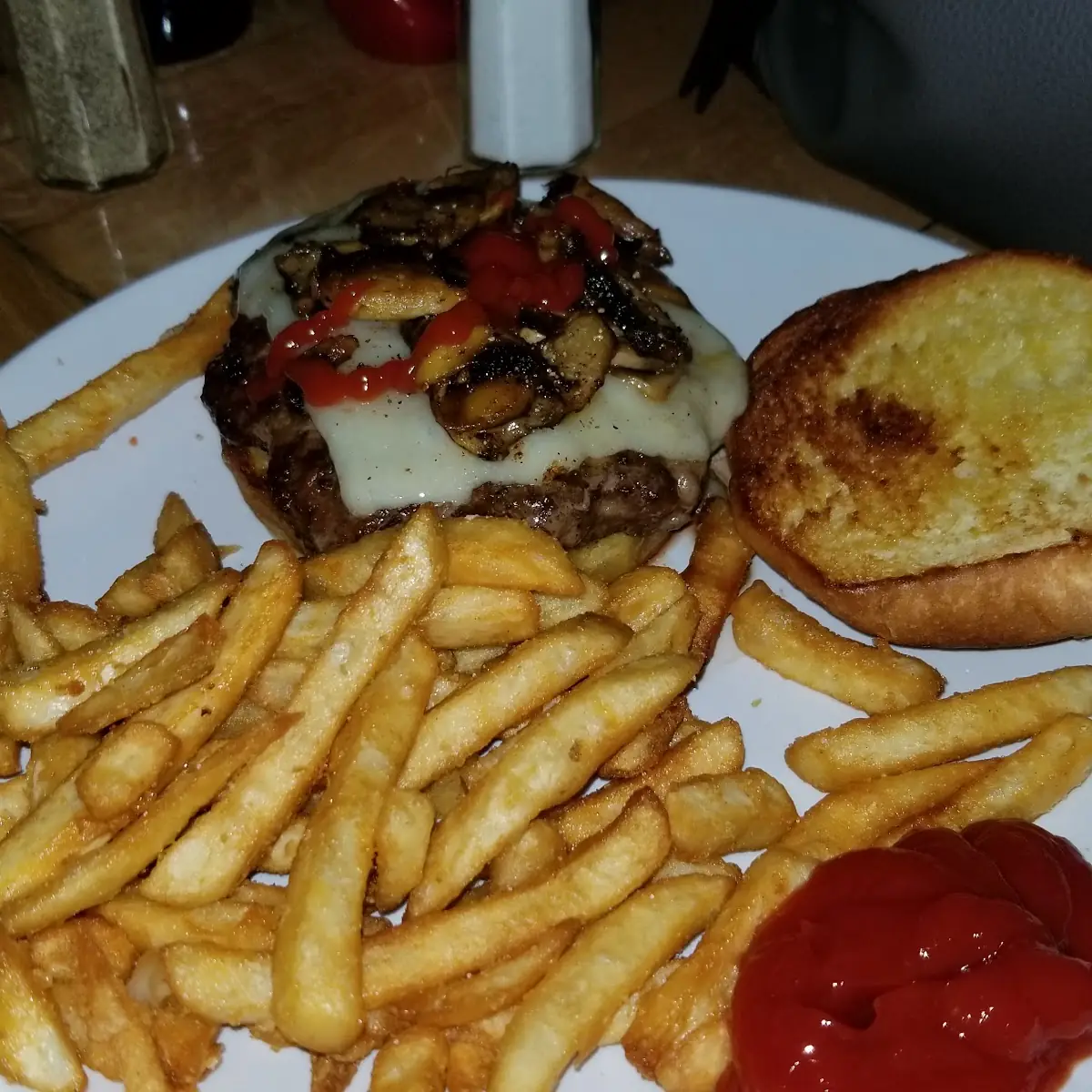 Mushroom Swiss Burger
