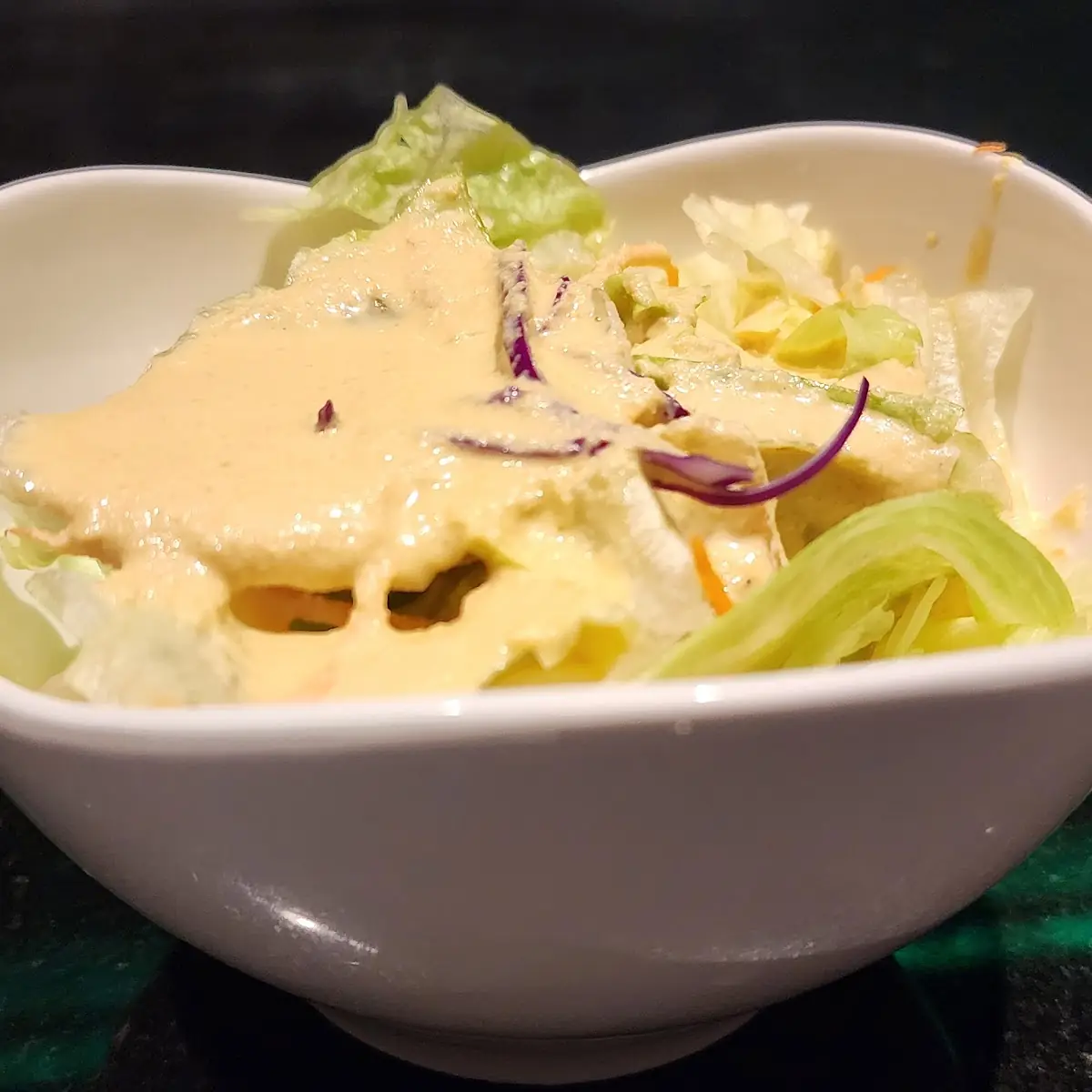 Salad with Ginger Dressing