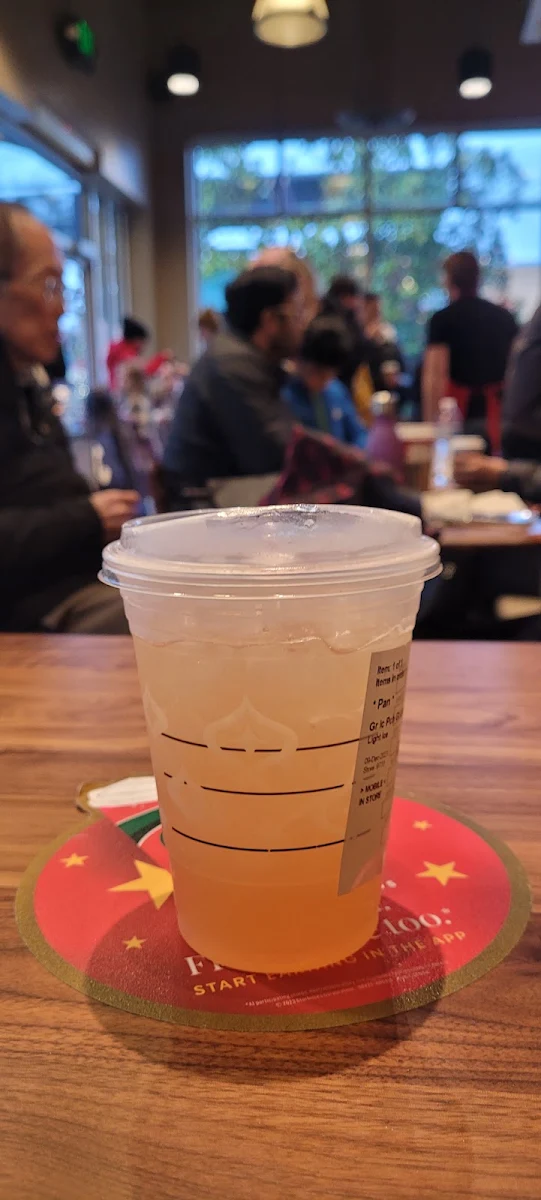 Iced Peach Green Tea Lemonade
