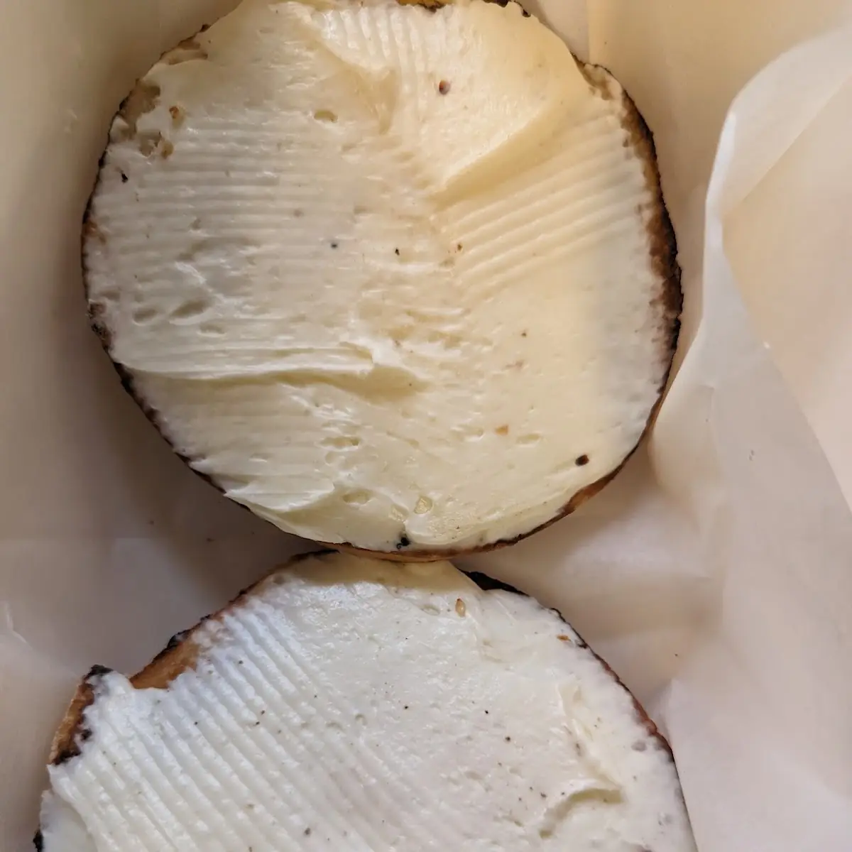 Plain Bagel with Cream Cheese
