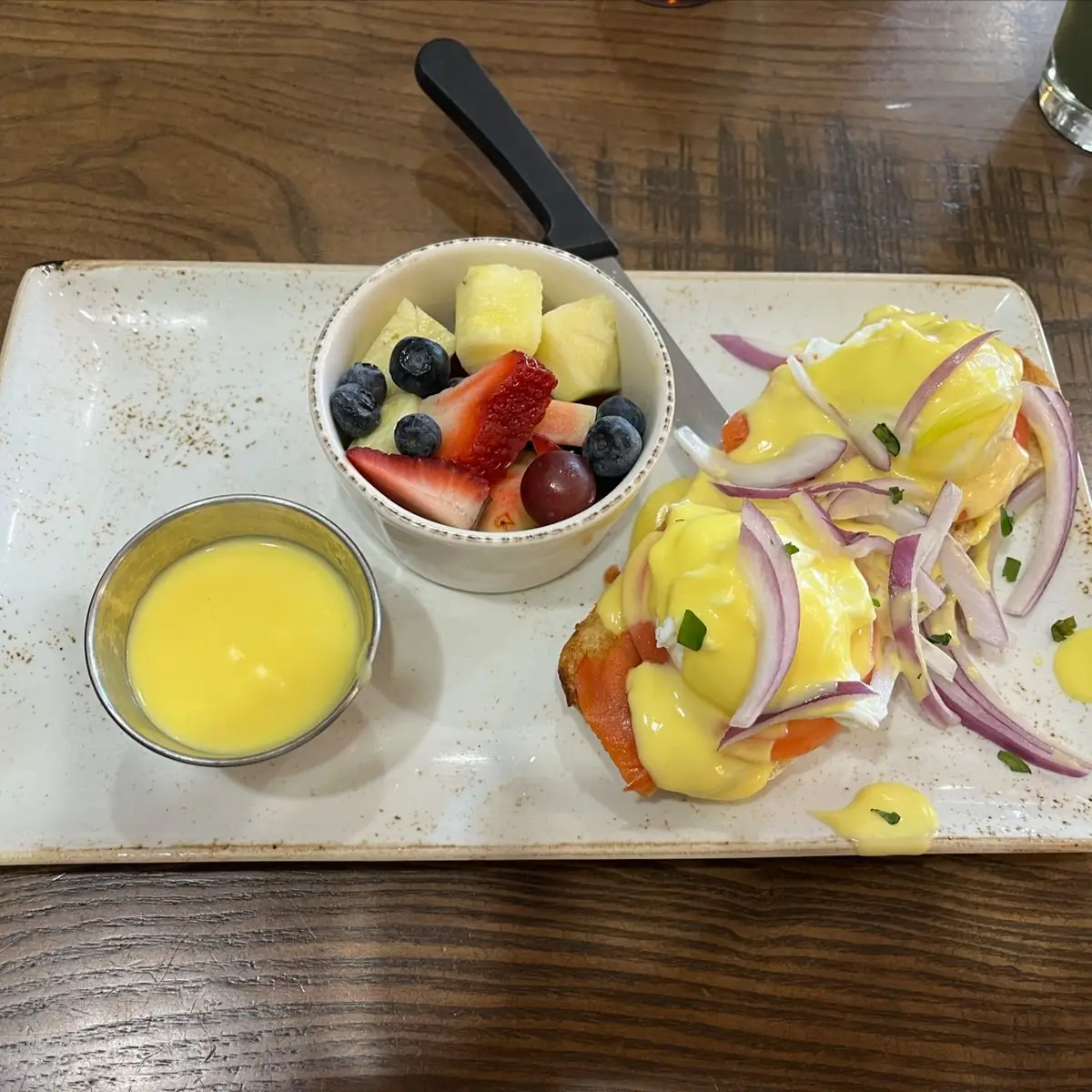 Salmon Eggs Benedict