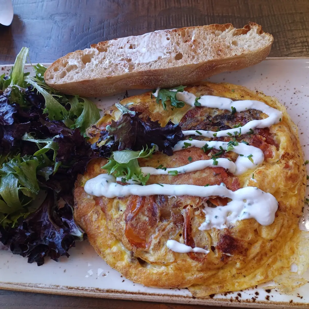 Smoked Salmon Frittata