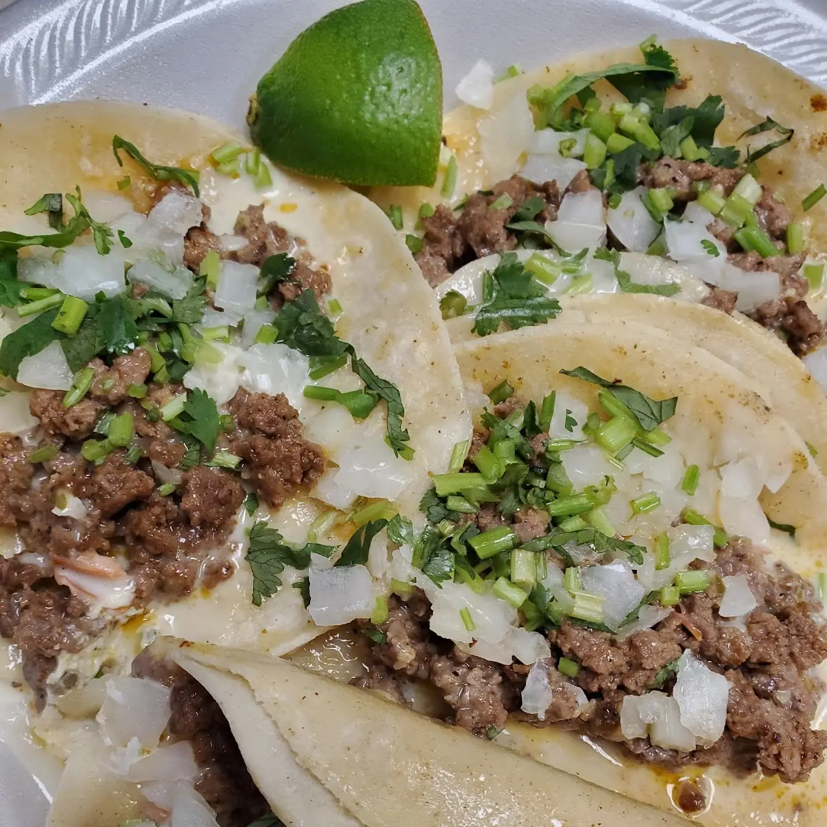Ground Beef Taco with Queso