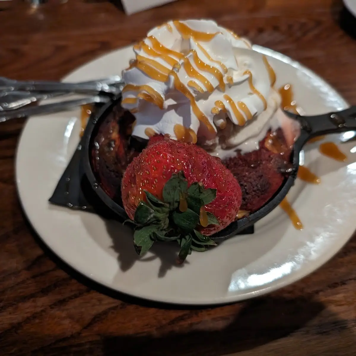 Skillet Brownie Sundae