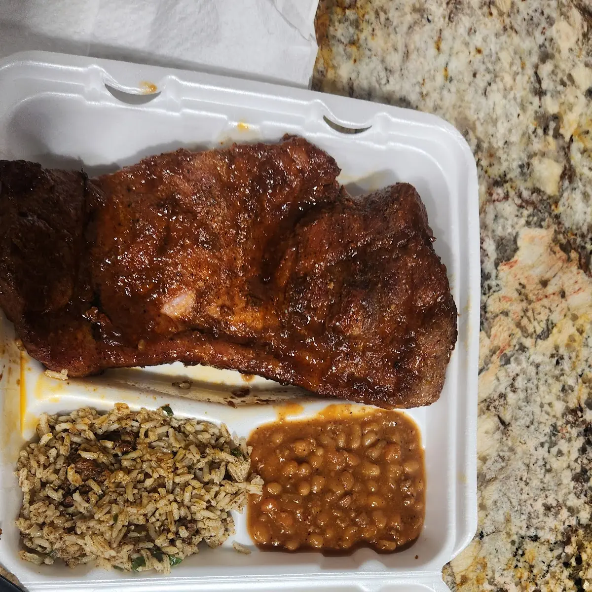 BBQ Pork Steak Plate Lunch-Available Everyday