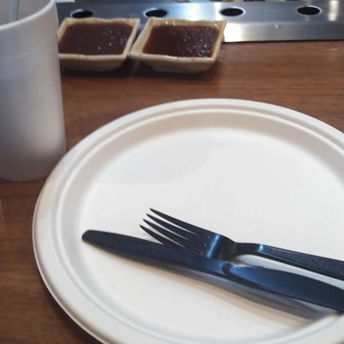 Paper Plates and Plastic Silverware