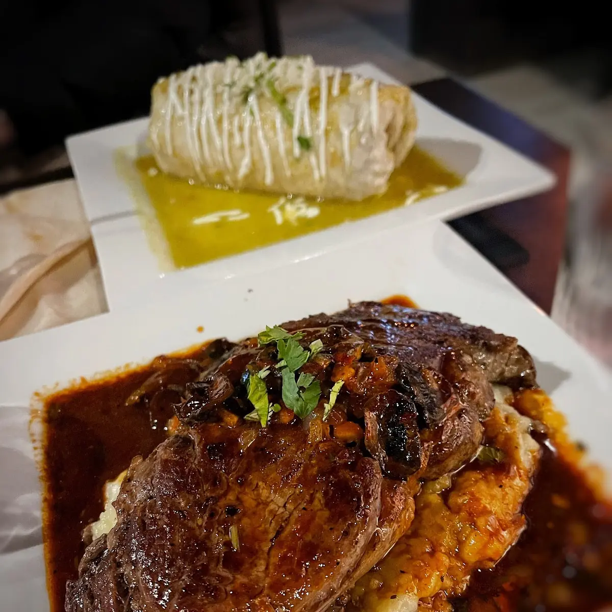 Ribeye Steak Smothered