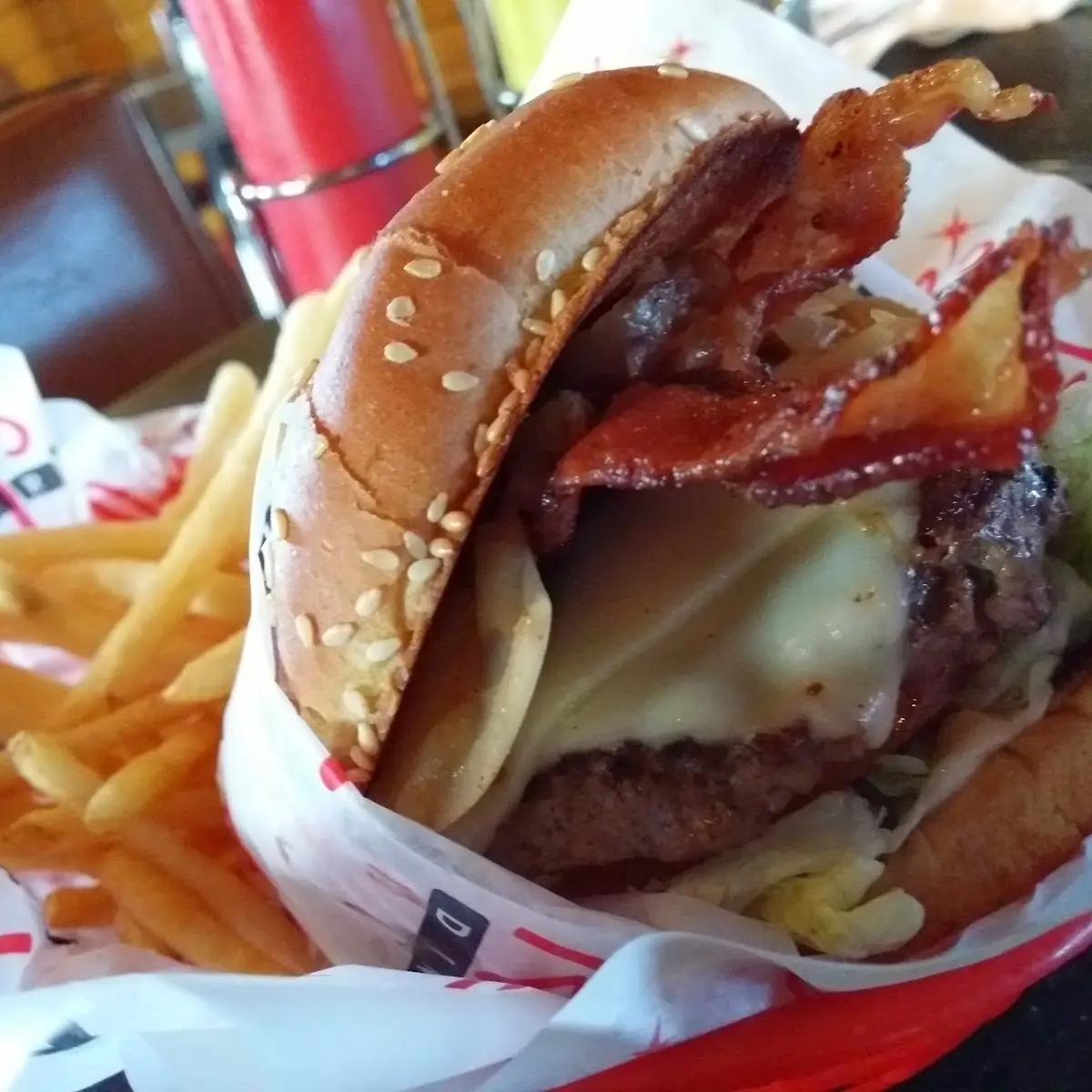 Bacon Swiss Burger