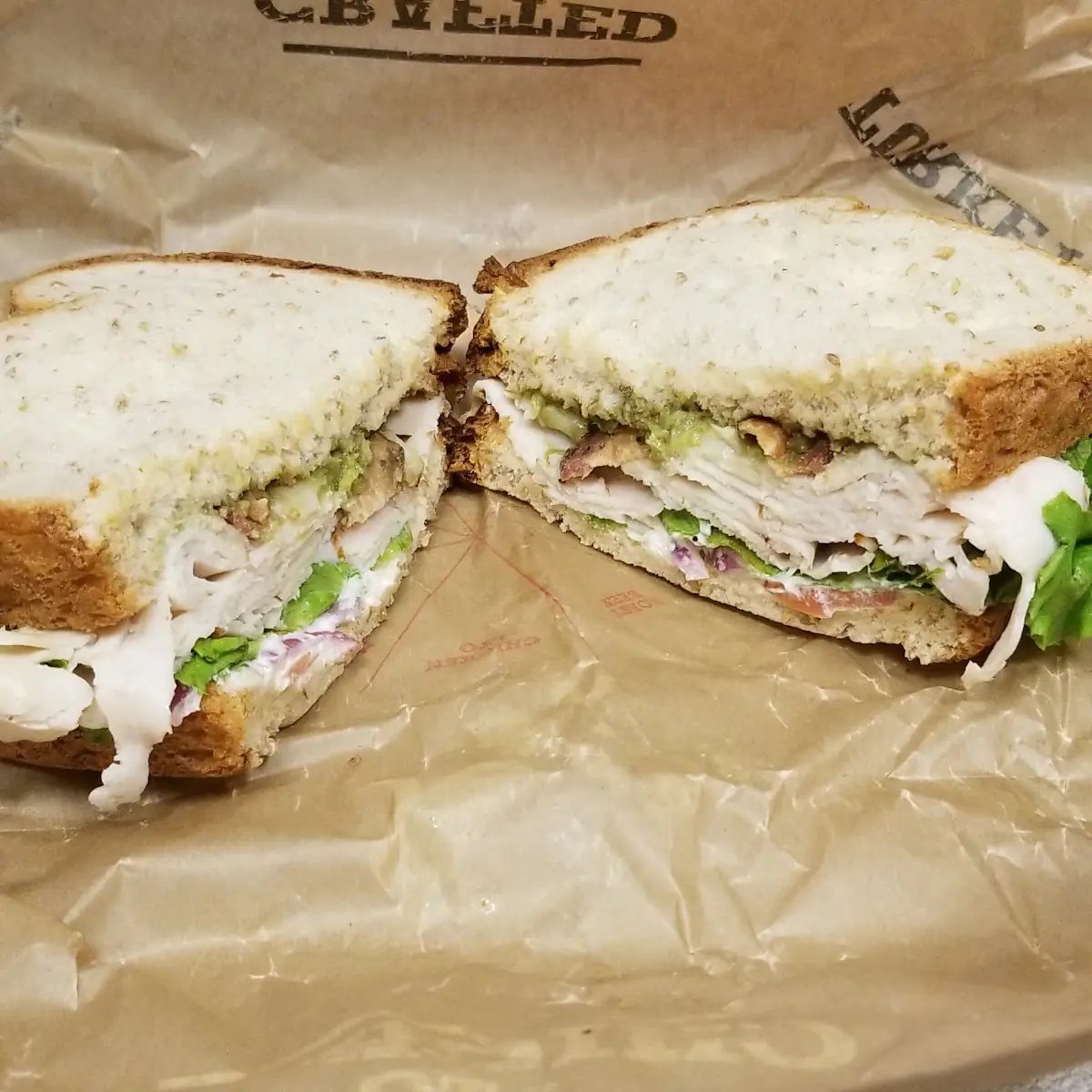 Turkey and Avocado Slices