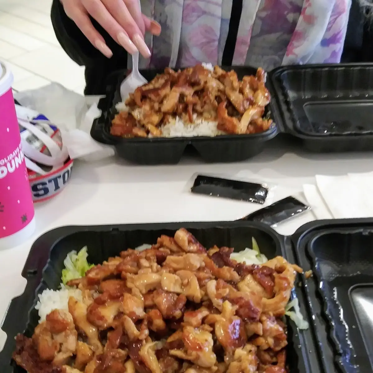Chicken Teriyaki and White Rice