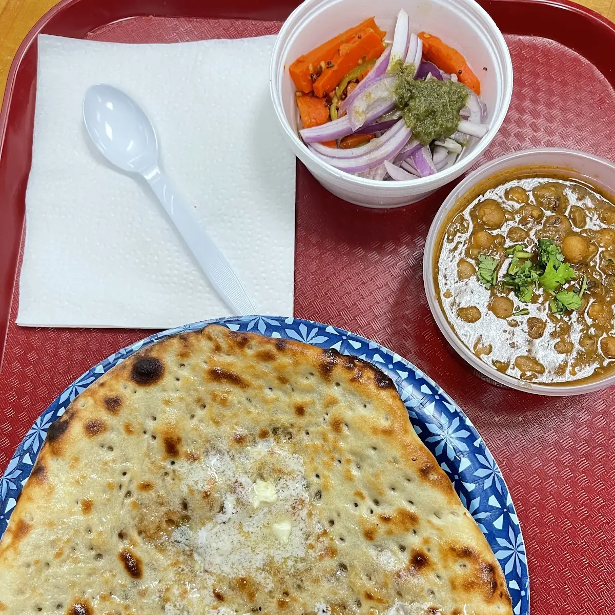 Amritsari Kulcha With Chole