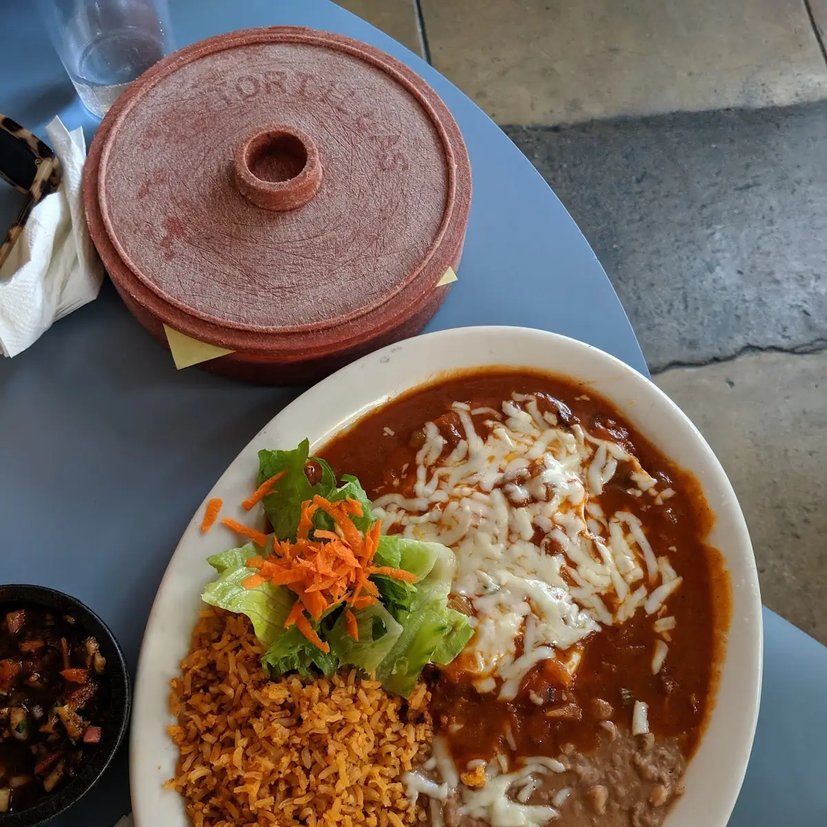 Birria Plate Serve w Rice Beans