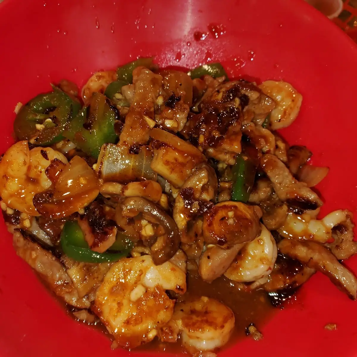Pepper Chicken with Onions