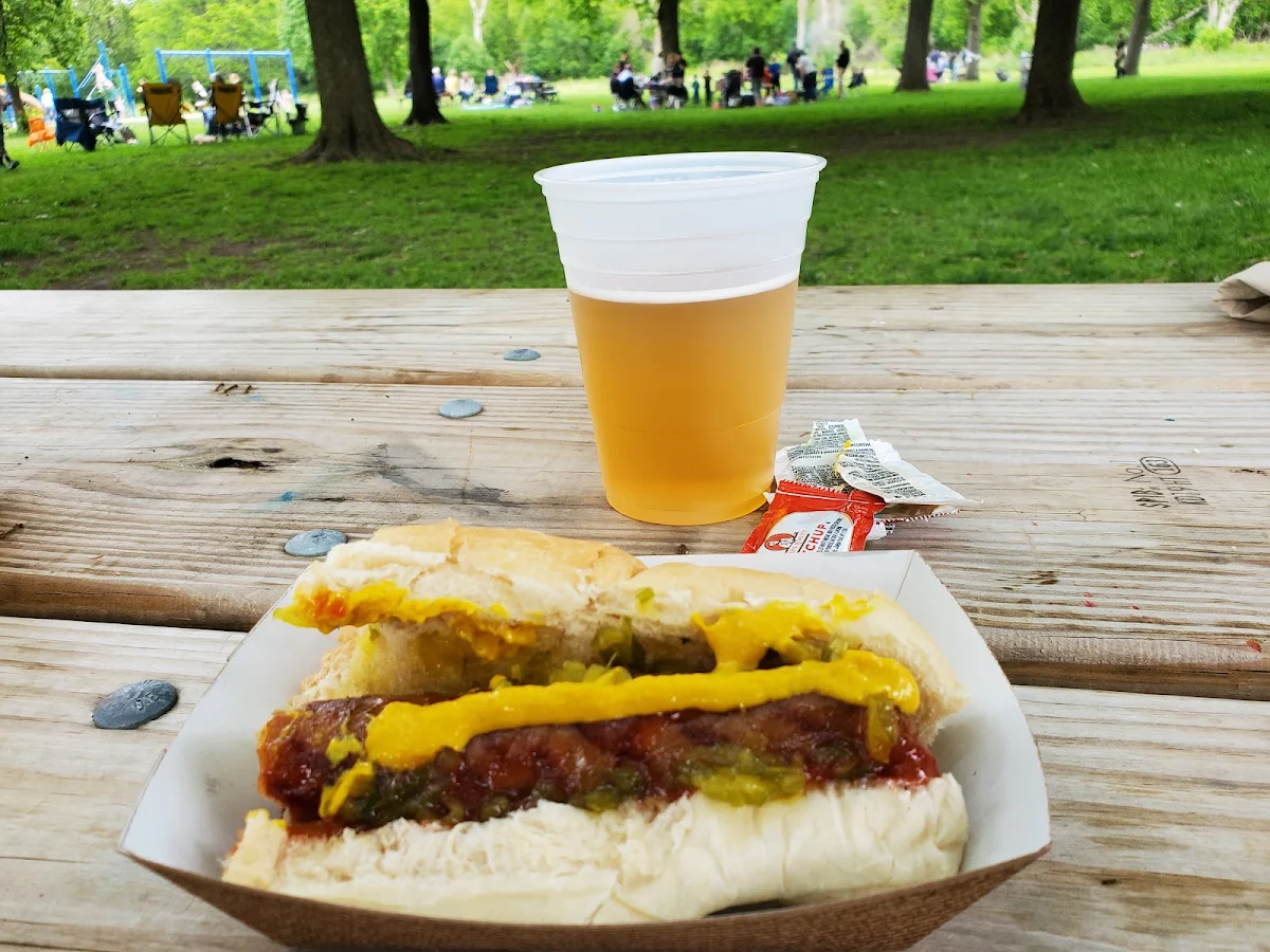 Bratwurst with Condiments