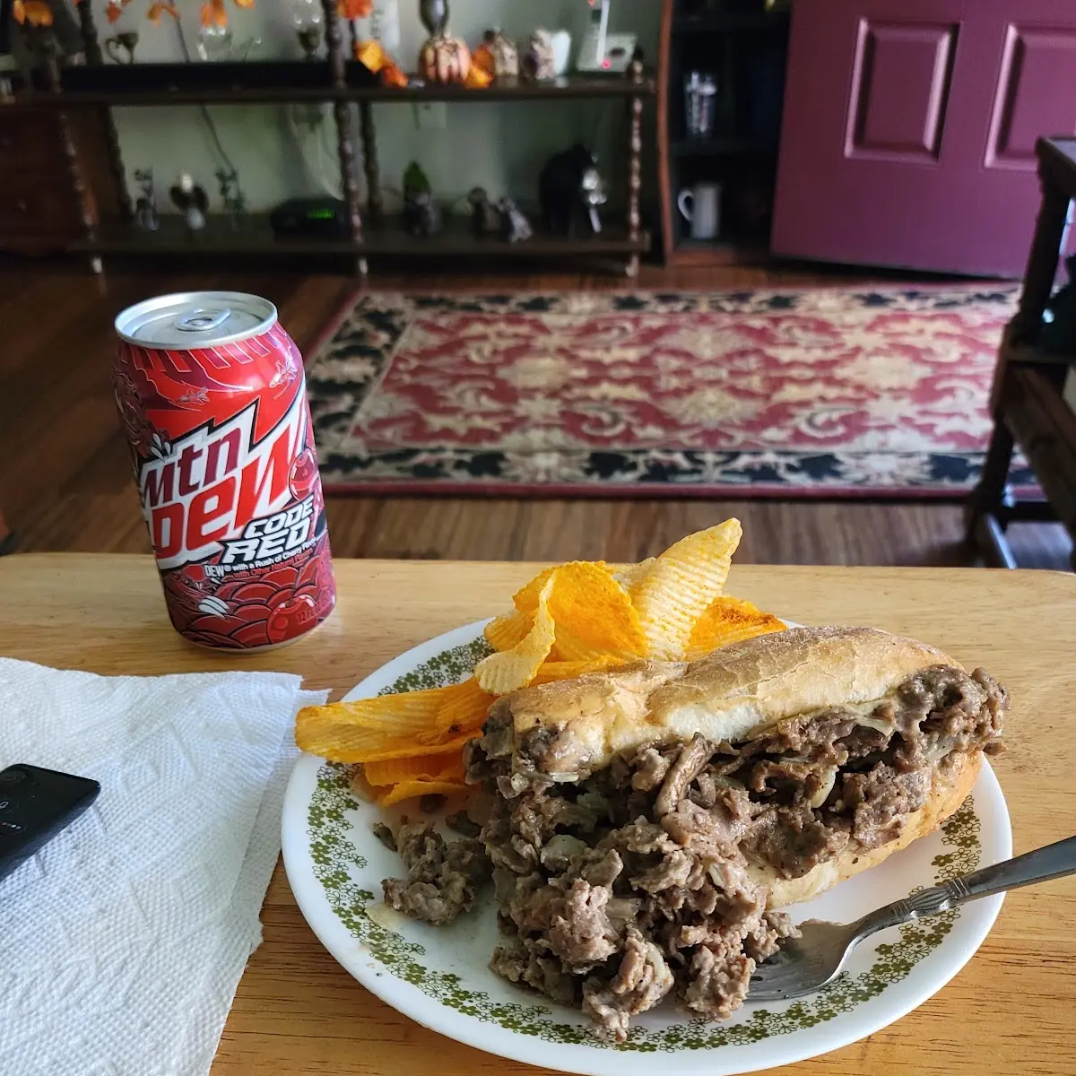Mushroom Cheese Steak Sandwich
