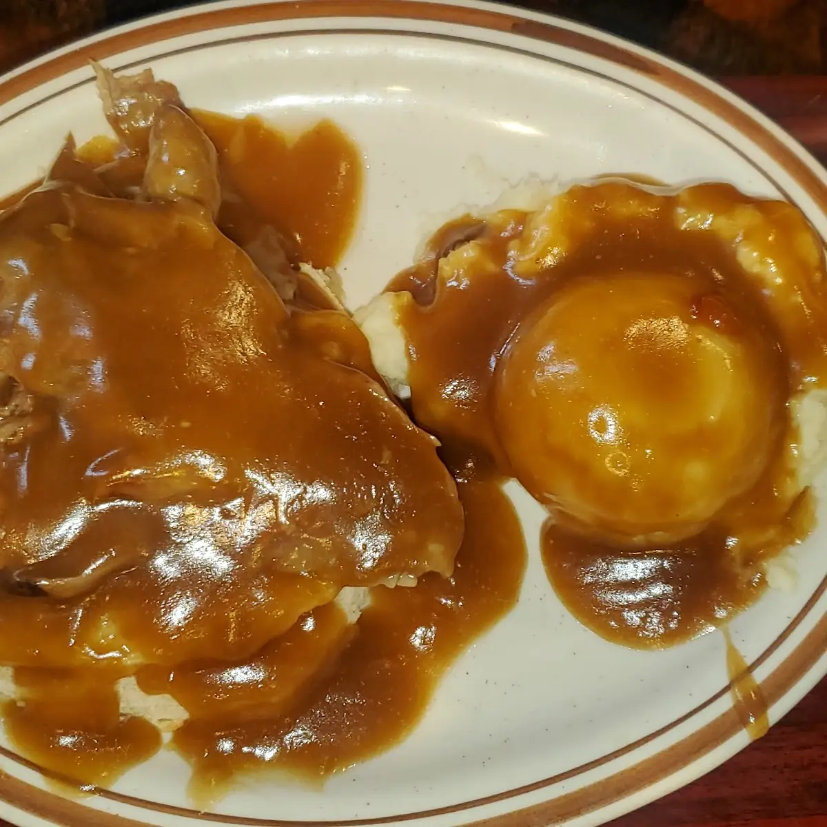 Open Face Roast Beef Sandwich