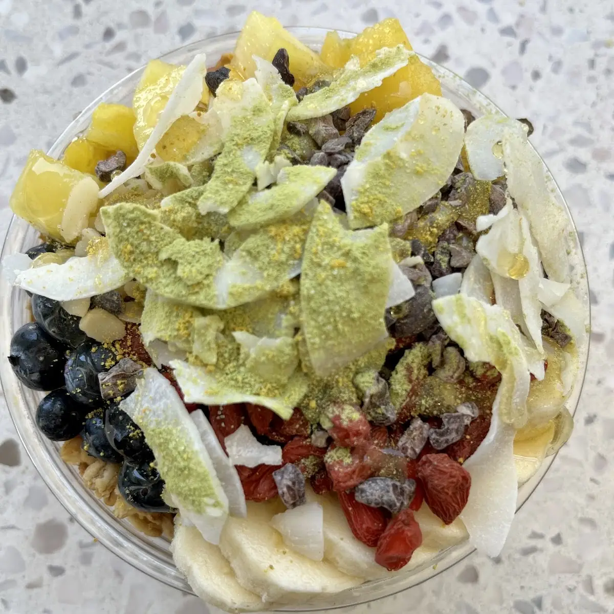 Customized Acai Bowl Looks Like a Rainbow