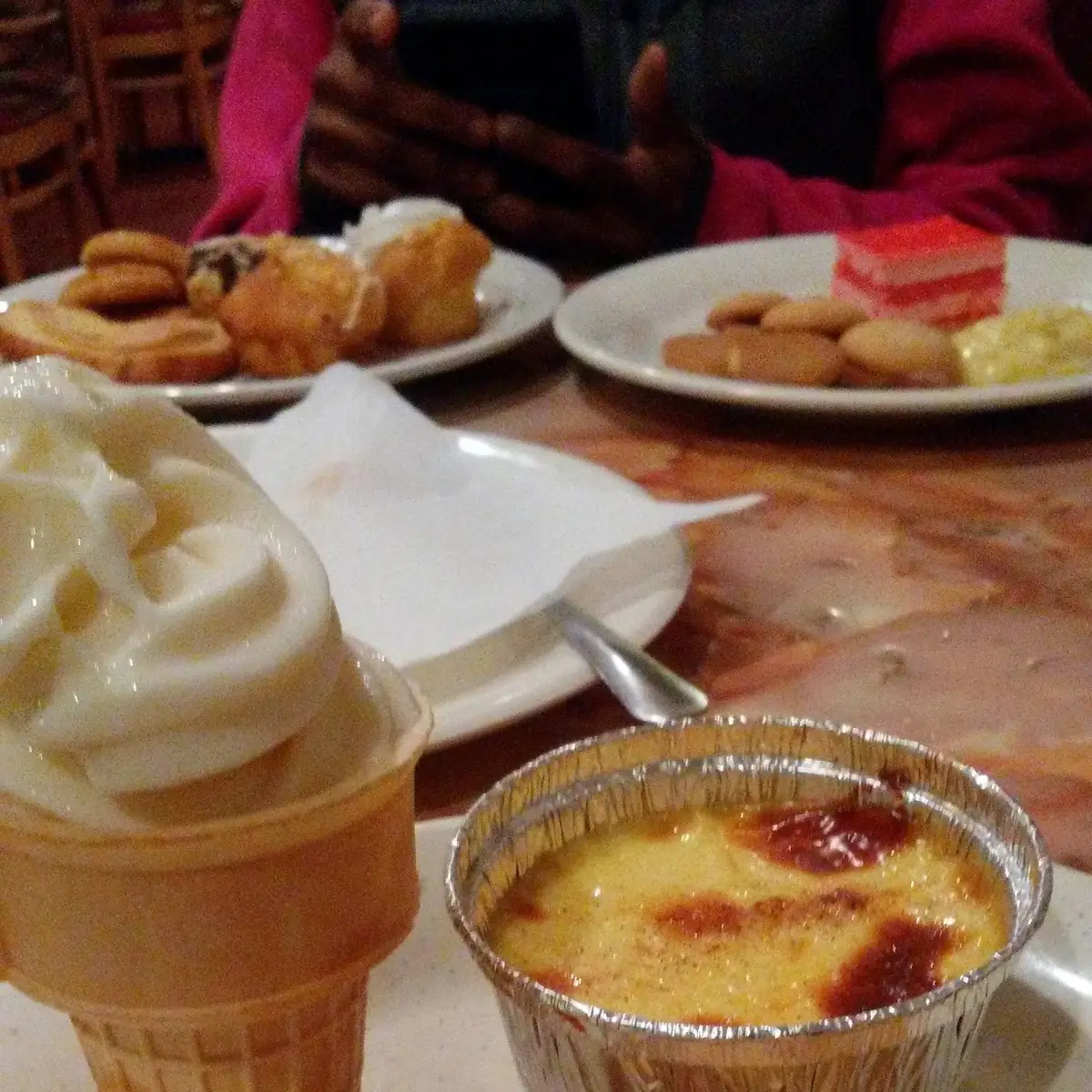 Ice Cream and Cream Brulee