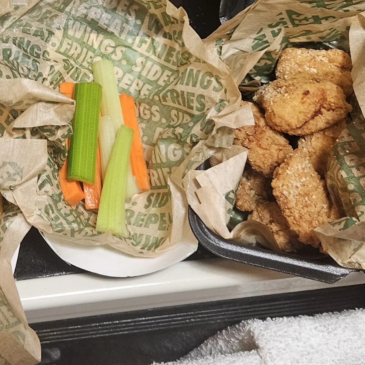 French Fries Celery Carrot
