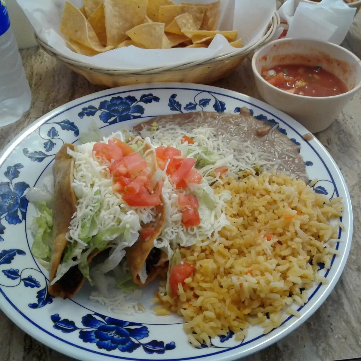 Beef Tacos w Rice & Beans