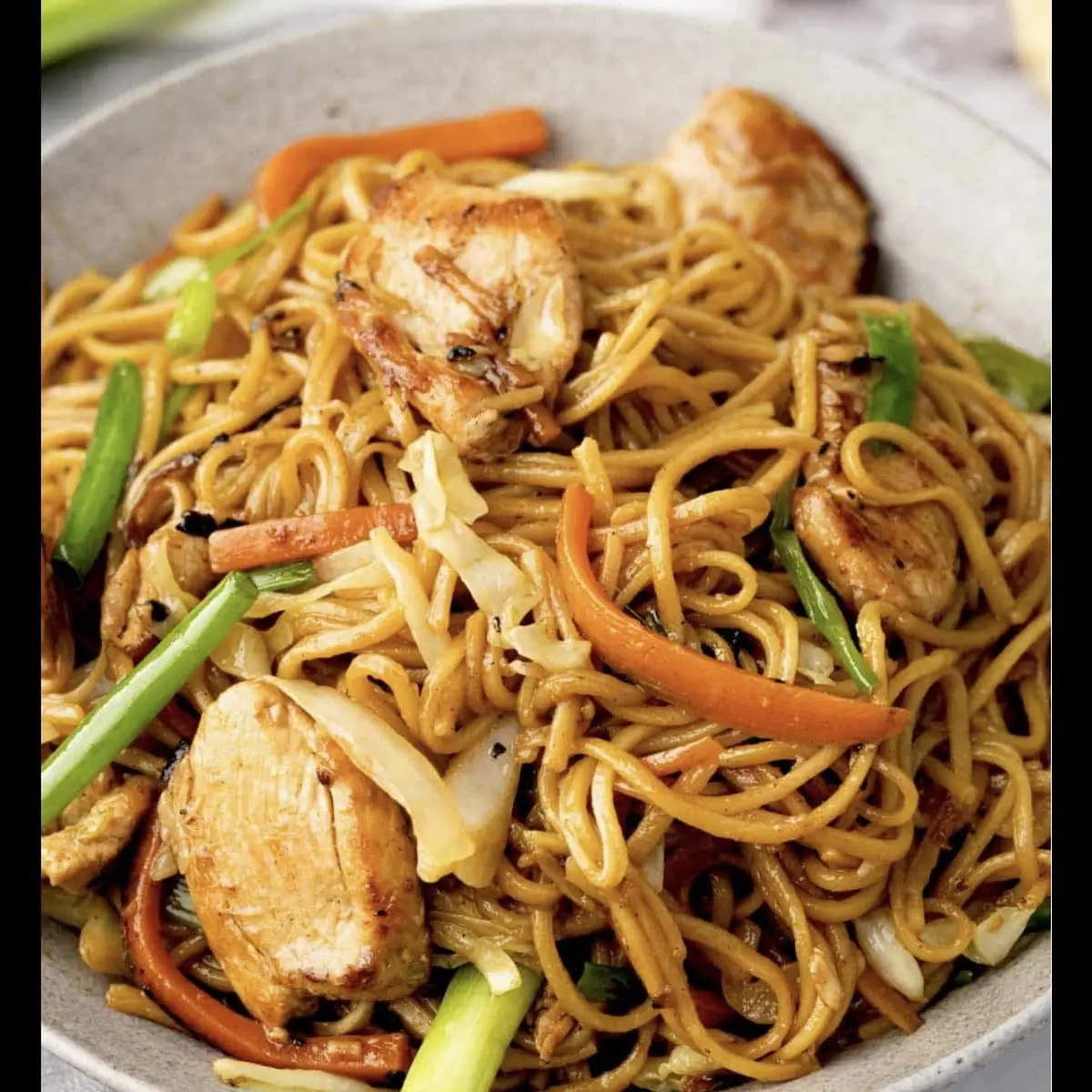 Chicken Chowmein Chicken Noodles