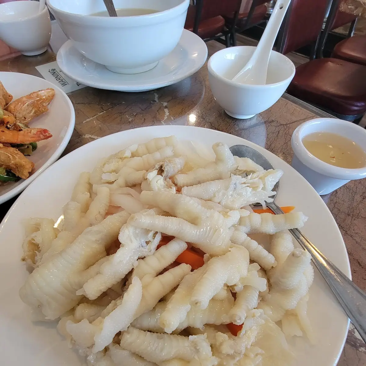 White Chicken Feet
