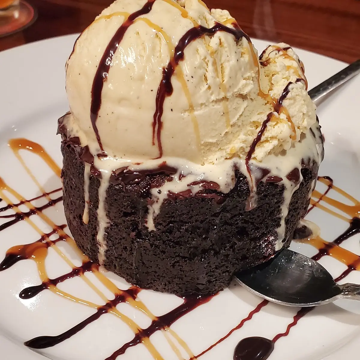 Fudge Brownie a La Mode