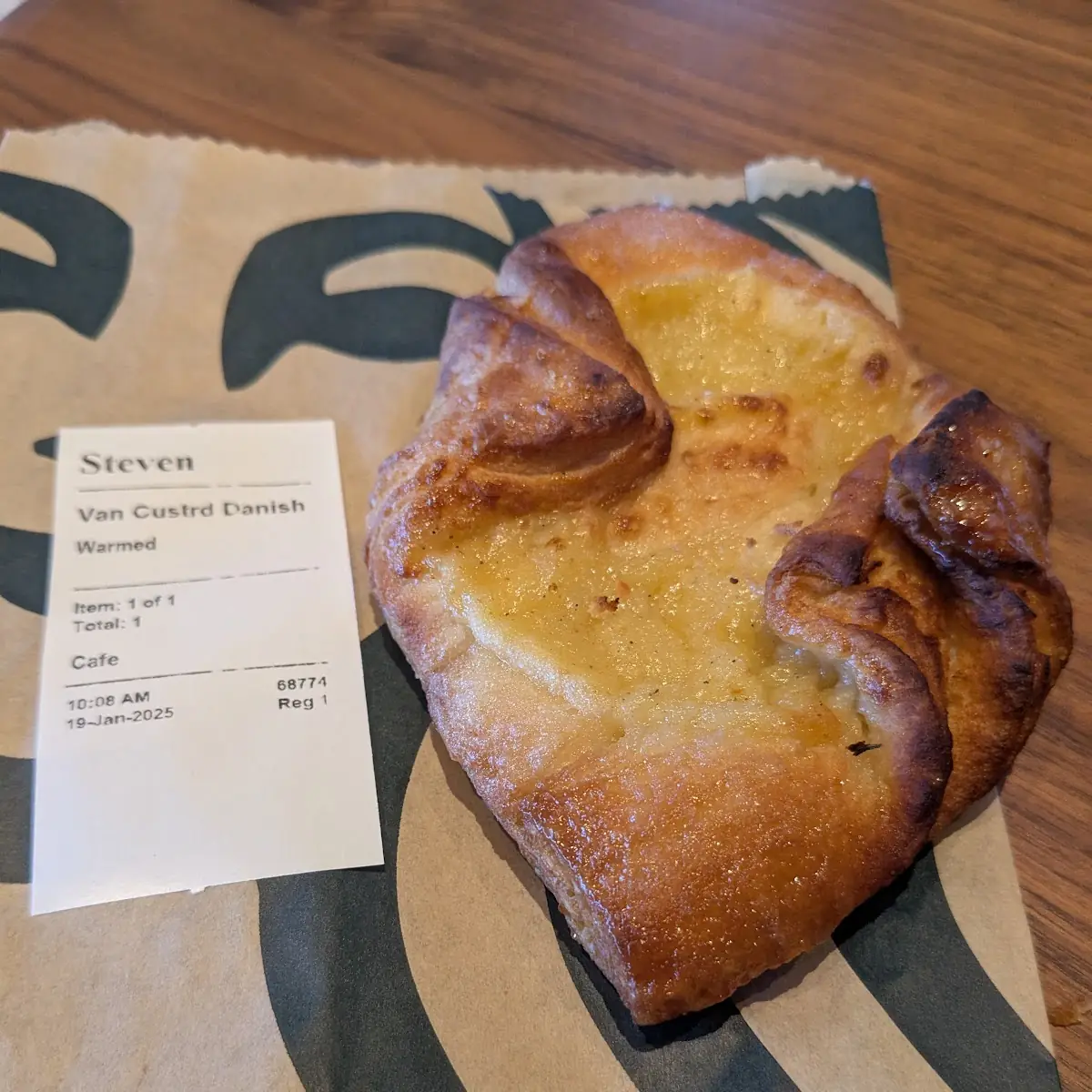 Vanilla Custard Danish