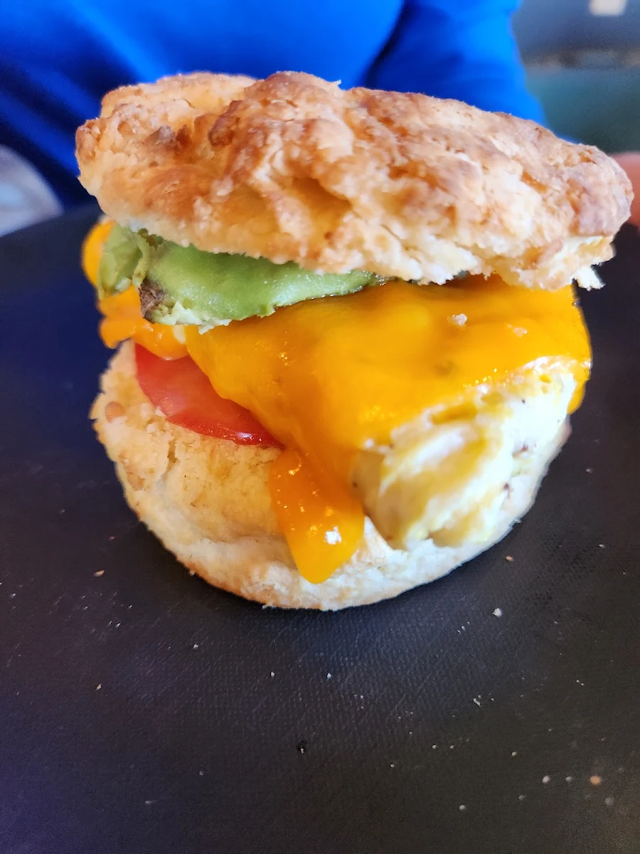 Veggie Biscuit Breakfast Sandwich