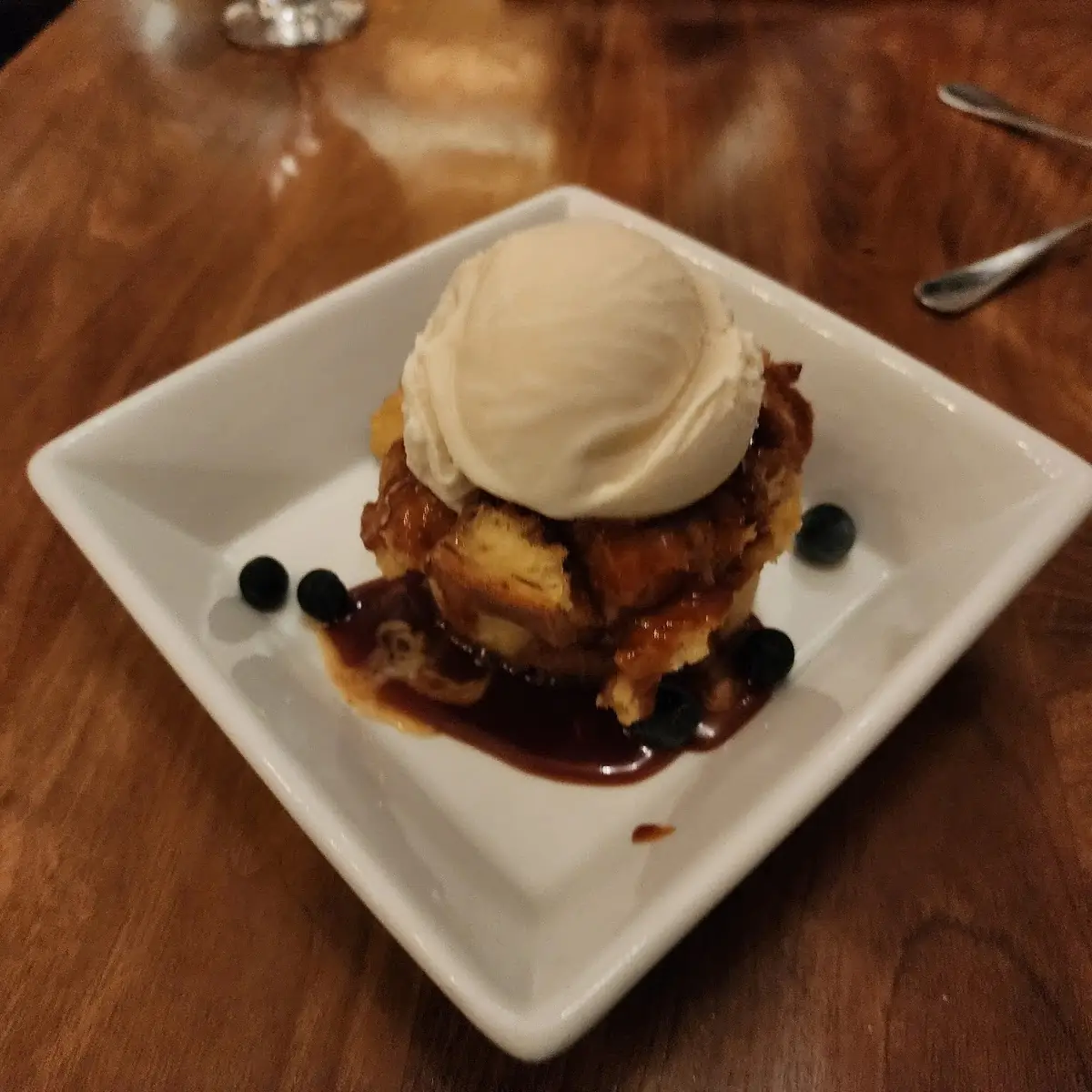 Warm Bread Pudding