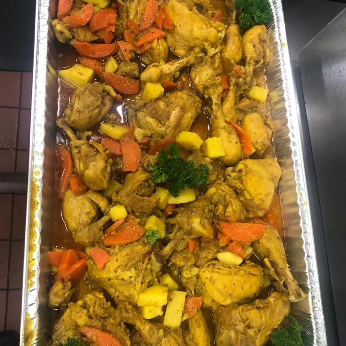 Curry Goat Roti