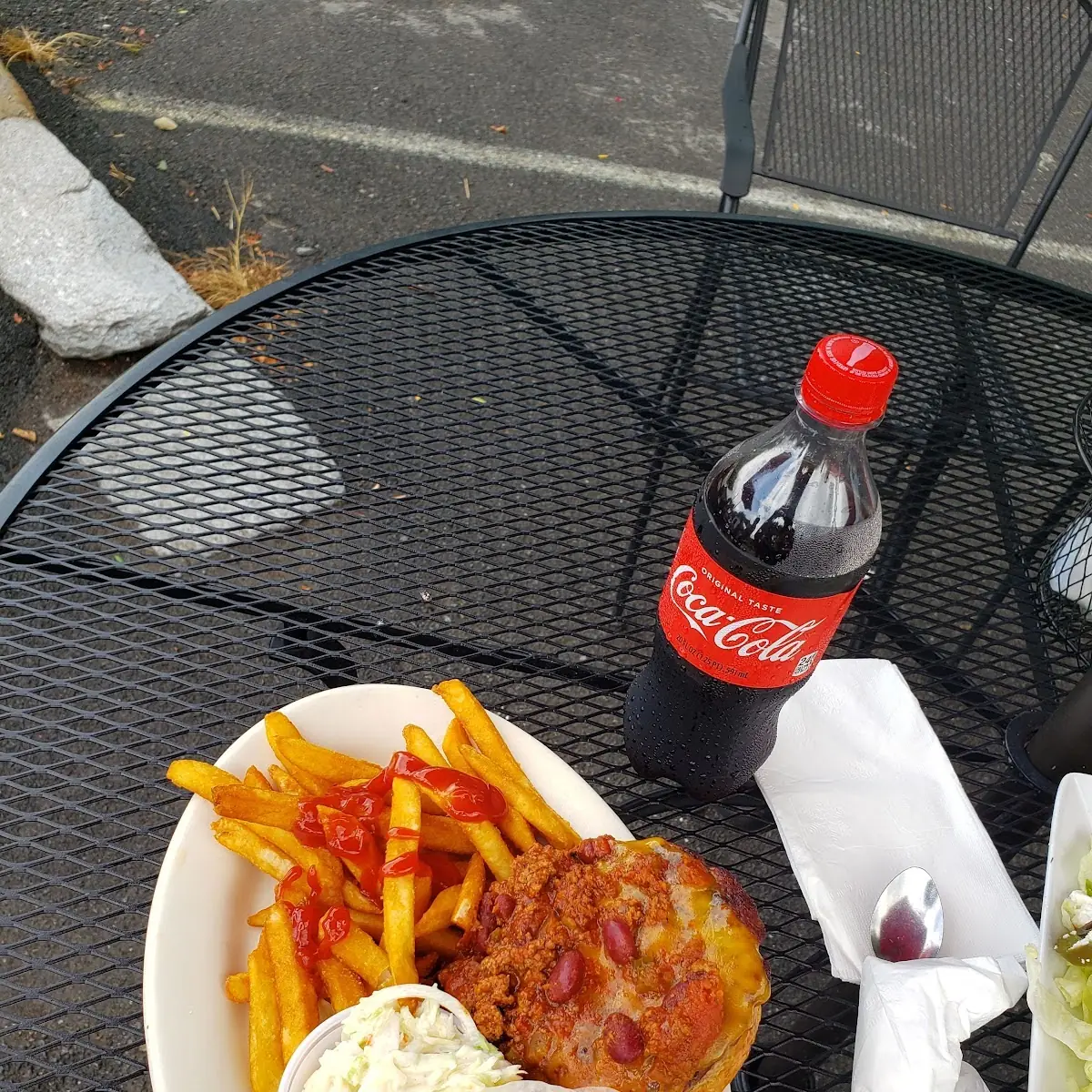 Deluxe Burger and Fries